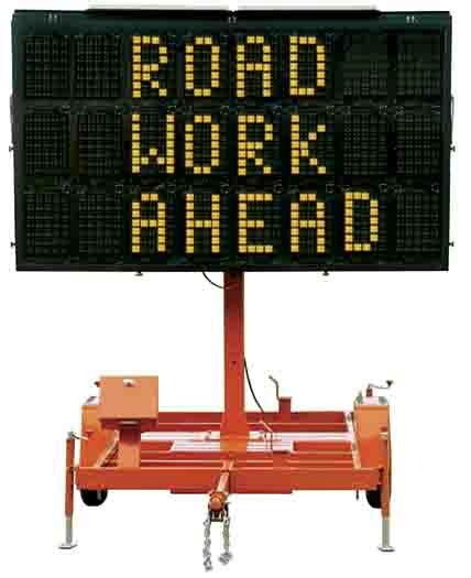 traffic arrrow board|traffic message board.